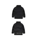 Unique Knitting Method Thick Long Sleeve High Neck Winter Sweater For Kids Girl